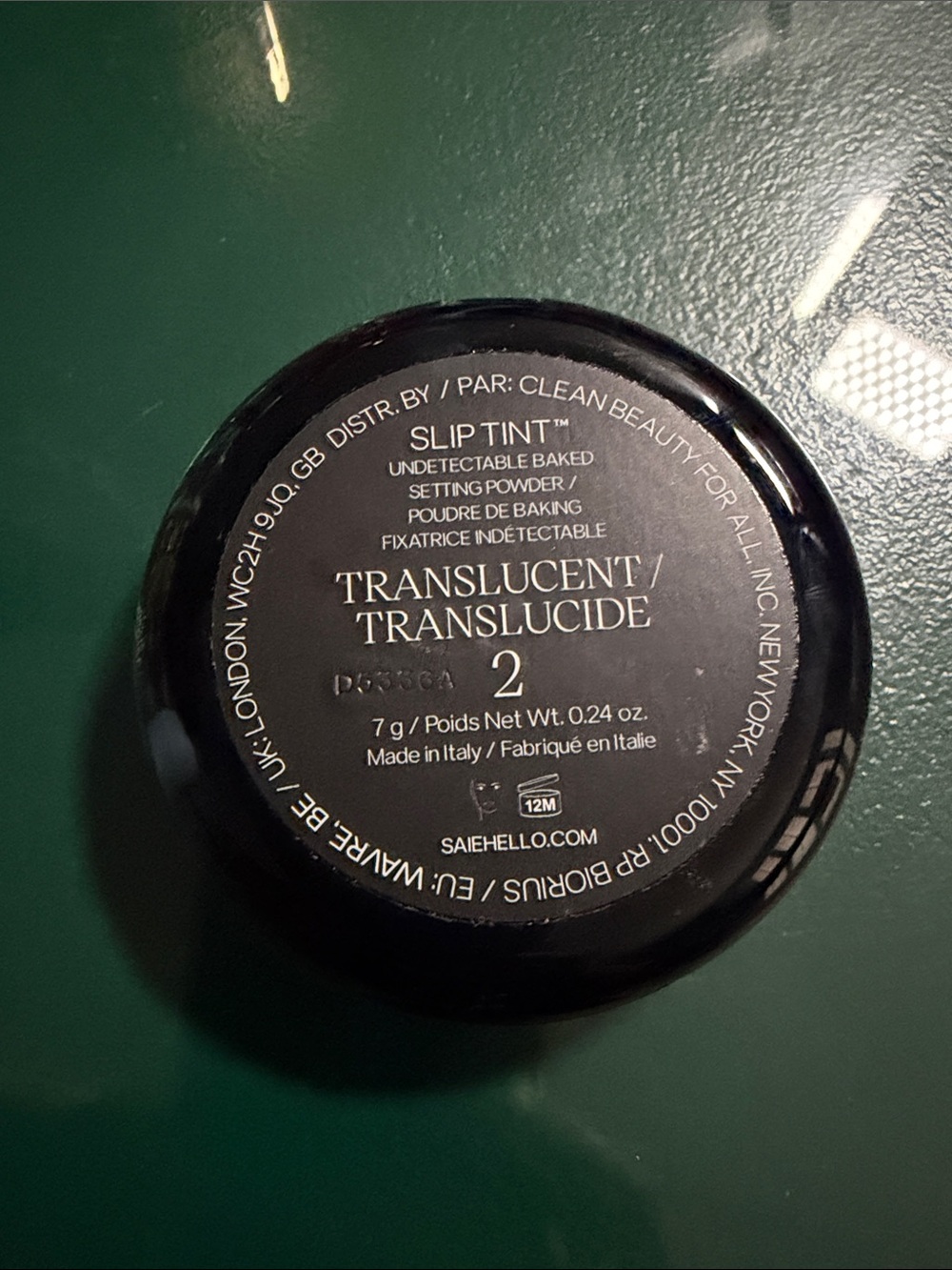 Saie Pressed Setting Powder Compact — Neutral Beige - Picture 2 of 3